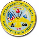 Army - 1"" Circular Mini Domed Sticker
