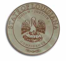Louisiana - 3.5"" State Seal