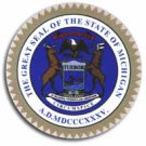 Michigan - 3.5"" State Seal