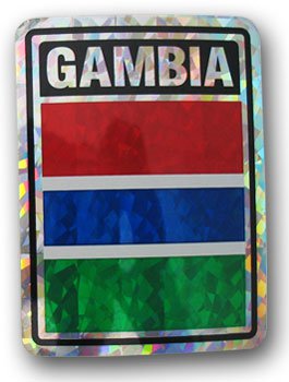 Gambia Reflective Decal