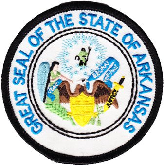 Arkansas Circular State Seal Patch