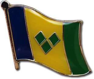 St. Vincent and the Grenadines Flag Lapel Pin