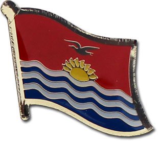 Kiribati Flag Lapel Pin