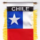 Chile Window Hanging Flag