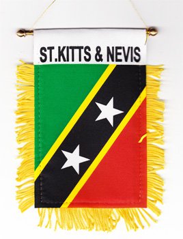 St. Kitts and Nevis Window Hanging Flag
