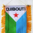 Djibouti Window Hanging Flag