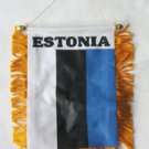 Estonia Window Hanging Flag