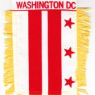 Washington, DC (district of columbia) Window Hanging Flag