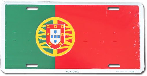 Portugal License Plate