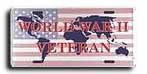 World War II Commemorative License Plate