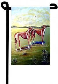 Azawakh Hound - 11""x15"" 2-Sided Garden Banner