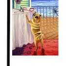 Pug (Fawn Pug-Helping Himself) - 11""x15"" 2-Sided Garden Banner