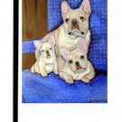 French Bulldog (Family) - 11""x15"" 2-Sided Garden Banner