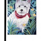 West Highland Terrier (Westie with Scarf) - 11"x15" 2-Sided Garden Banner West Highland Terrier (Westie with Scarf) - 11"x15" 2-Sided Garden Banner