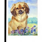 Tibetan Spaniel - 11""x15"" 2-Sided Garden Banner