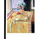 Cat (Hobbes) - 11""x15"" 2-Sided Garden Banner