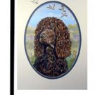 Irish Water Spaniel - 11""x15"" 2-Sided Garden Banner