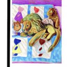 Pomeranian (Playtime Quilt Lion) - 11""x15"" 2-Sided Garden Banner