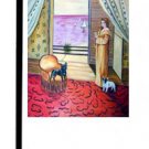 French Bulldog (Terrace View) - 11""x15"" 2-Sided Garden Banner
