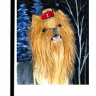 Yorkshire Terrier (Shooting Star) - 11""x15"" 2-Sided Garden Banner