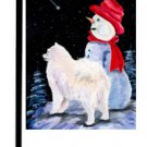 Samoyed (Snow Buddies) - 11""x15"" 2-Sided Garden Banner Samoyed (Snow Buddies) - 11""x15"" 2-Sided Garden Banner