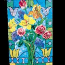 Stained Glass Bouquet Toland Art Banner