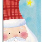 Blushing Santa Toland Art Banner