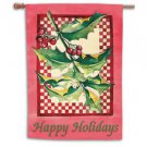 Holly and Berries Toland Art Banner