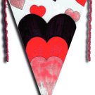 Hearts Triangle Decorative Banner