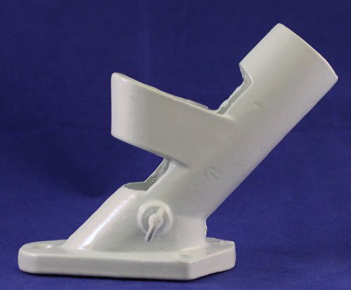 1"" Heavy Duty Cast-Iron Bracket (White)