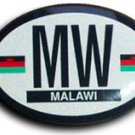 Malawi Oval Decal