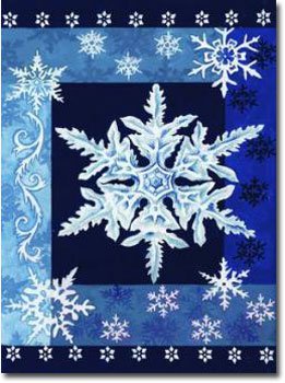 Cool Snowflakes Toland Art Banner