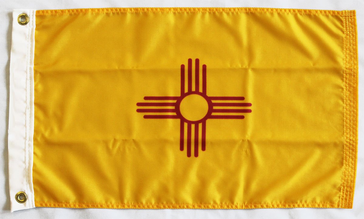 New Mexico - 12""X18"" Nylon Flag