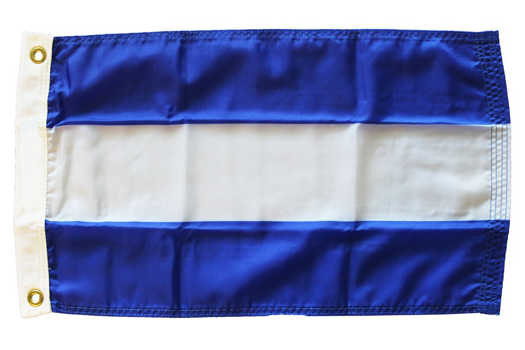 Nicaragua - 12""X18"" Nylon Flag (Civil)