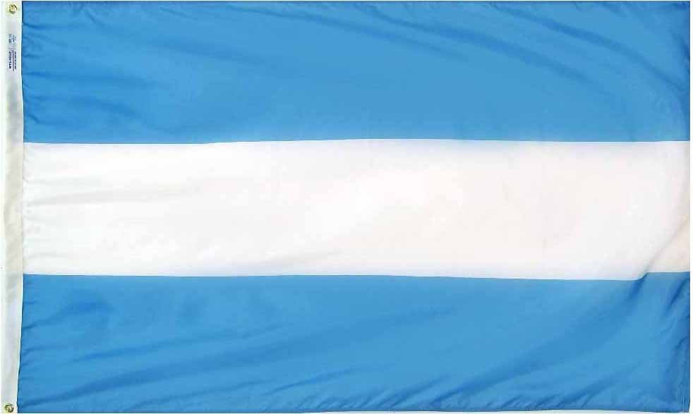 Argentina - 3'X5' Nylon Flag (Civil)