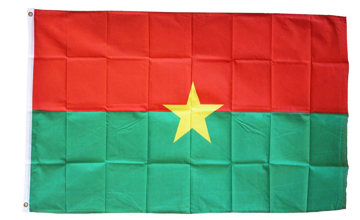 Burkina Faso - 3'X5' Polyester Flag