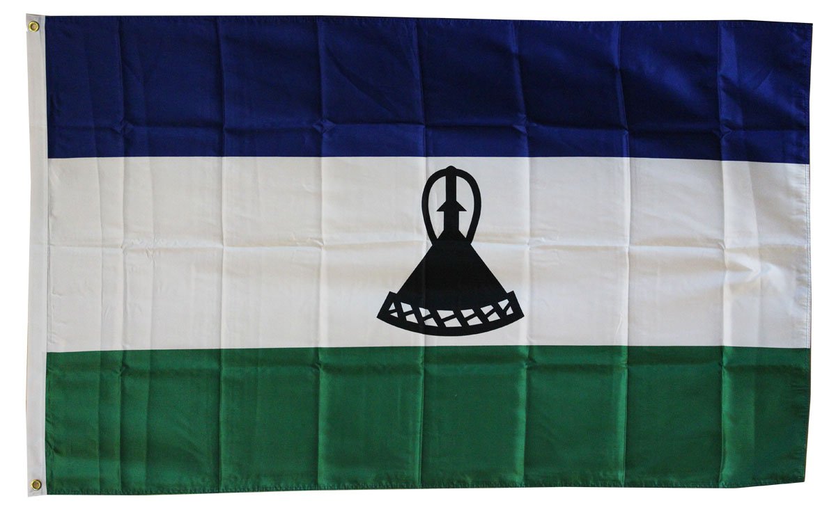 Lesotho - 3'X5' Polyester Flag