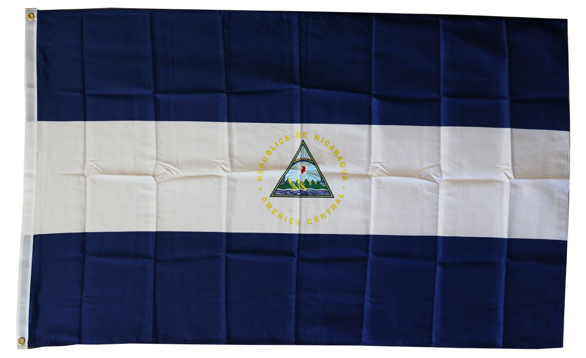 Nicaragua - 3'X5' Polyester Flag (State)