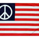 Peace/USA - 3'X5' Polyester Flag