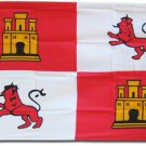 Spain - 3'X5' Historic Polyester Flag (Crown of Castile)