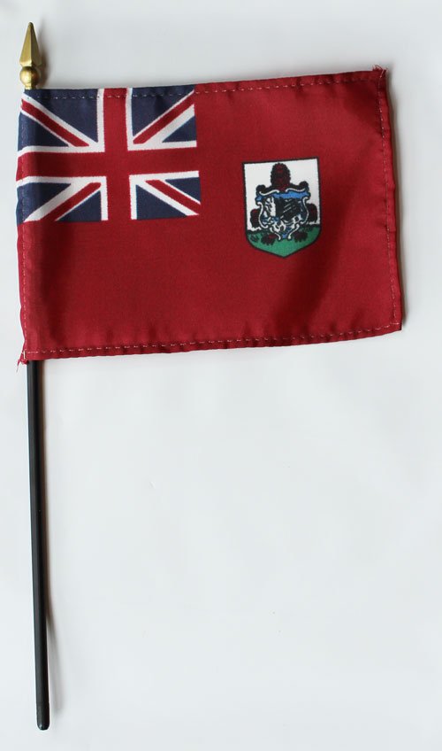 Bermuda - 4""X6"" Stick Flag