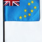Tuvalu - 4""X6"" Stick Flag