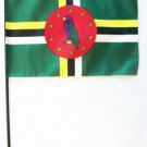 Dominica - 8"X12" Stick Flag