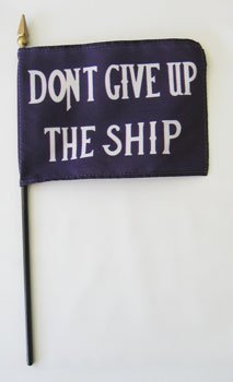 Commodore Perry - 4""X6"" Stick Flag