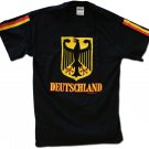 Germany (Black) - Short Sleeved Cotton T-Shirt (M) Germany (Black) - Short Sleeved Cotton T-Shirt (M)
