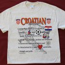 Croatia Definition T-Shirt (L) Croatia Definition T-Shirt (L)