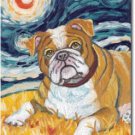 Bulldog Art Banner - Van Growl