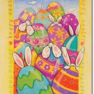 Peek-a-boo Bunny Toland Art Banner