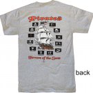Pirates: Terrors of the Seas Grey Cotton T-Shirt (L)