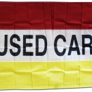 Used Cars - 3'X5' Nylon Flag (Red/White/Yellow)